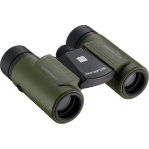 Olympus 10x21 RC II WP - водоустойчив бинокъл, покривни призми, 215g, тъмно зелен