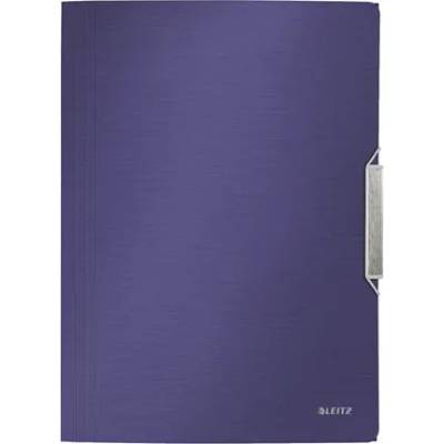 Leitz Папка от каучук, PP, A4, LEITZ "Style", титаново синьо 39770069 (39770069)