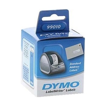 DYMO 99010, S0722370, 28мм x 89мм, бели, адресирани хартиени етикети (99010)