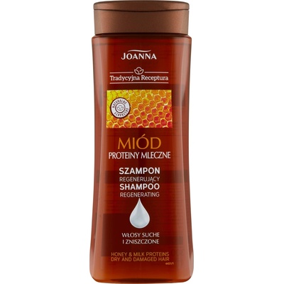 Joanna Traditional Med a mléčná bílkovina šampon pro suché a poškozené vlasy 300 ml