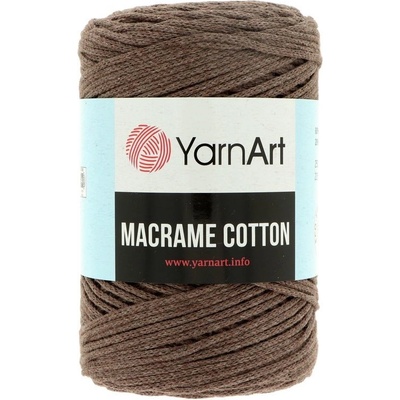 YarnArt Macrame Cotton 791 čokoládová hnedá