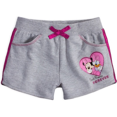 Disney Minnie dívčí šortky BFF šedé