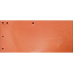FORTUNA Разделителна лента FORTUNA 105x235mm картон оранжев 50 броя