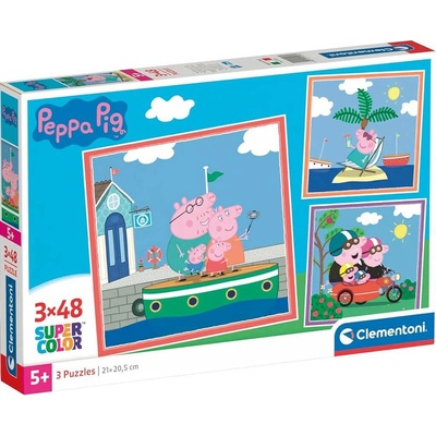 Clementoni štvorec Peppa Pig 3x48 dielov