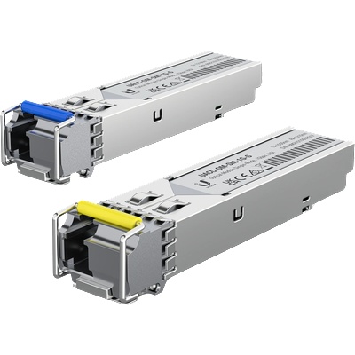 UBIQUITI Optical Module Single-Mode Module, 1Gbps, BiDi, 2-PACK (UACC-OM-SM-1G-S-2)