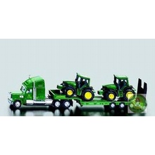 Siku John Deere Farmer 1837 Tahač s podvalníkem a traktory 1:87