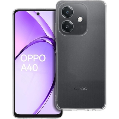 Clear Case 2 mm Oppo A40 Camera Protection Priesvitný