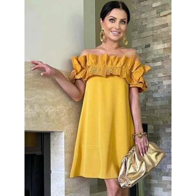 Amore Amore Dress wxp0735. R45 yellow