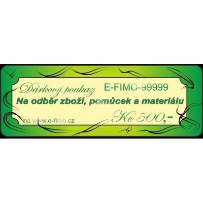Dárkový poukaz Kč 500,-