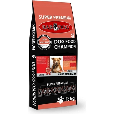 Bardog Medium M 28/16 adult středních plemen kuřecí 13 kg