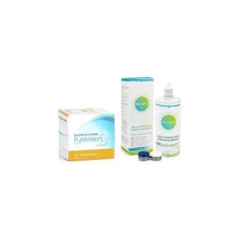 Image 1 of Bausch & Lomb PureVision 2 for Astigmatism (6 лещи) + Solunate Multi-Purpose 400 ml с кутия