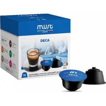Must Deca (Decaffeinated) 16 бр Кафе безкофеиново на капсули съвместими с Dolce Gusto (761364)