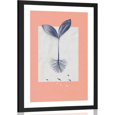 Plakát s paspartou rozmanitost přírody - 30x45 no frame