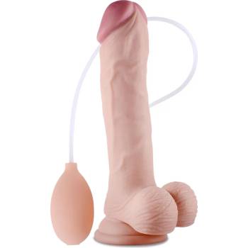 Image 1 of Lovetoy Soft Ejaculation Cock with Balls 9" Skin