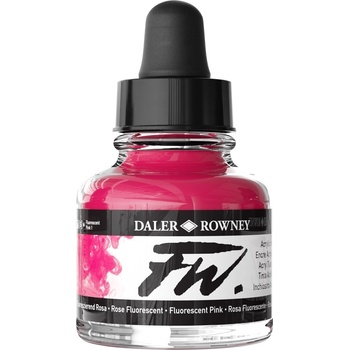 Daler Rowney FW Акрилно мастило Fluorescent Pink 29, 5 ml 1 бр (160029538)