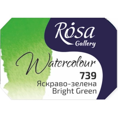 Rosa 343739 Акварелна боя 739 Bright Green 2, 5 ml 1 бр (343739)
