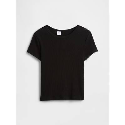 GAP Бебешка тениска с ребра GAP GAP | Cheren | Момичешки | XS