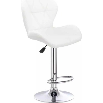 LuxuryForm Design Livio na striebornom tanieri biela