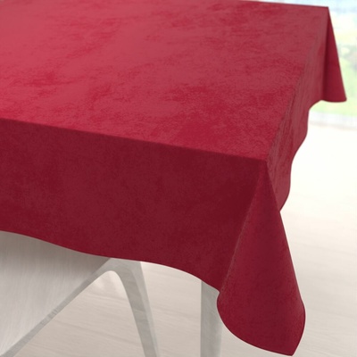Biante Veľký zamatový štvorcový obrus Velvet Prémium SVP-007 Malinovo červený 240x240 cm