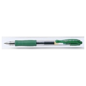 Pilot Писалка Pilot Gelpen с щракване G-2 0, 5 зелена (BL-G2-5-G)