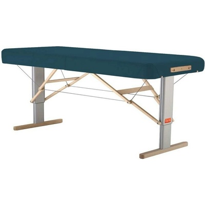 Clap Tzu Linea Physio Prenosný elektrický masážny stôl Farba: PU - modrá (saphir), Rozmery: 192 x 65 cm, Doplnky: sieťové napájanie + vstavané elektrické vyhrievanie + nožný spínač od 192*65 cm | 29 k