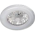 Polux Led димируемо таванно осветително тяло с вентилатор egypt led/48w/230v бяло + дистанционно управление (sa2494)