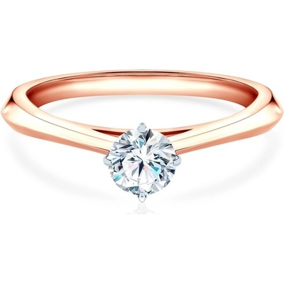 Savicki Zásnubný prsteň The Light dvojfarebné zlato diamant DL R2 3 RB