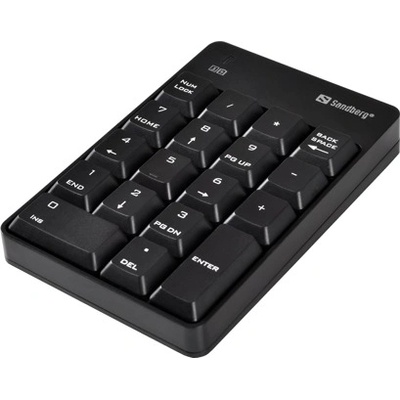 Sandberg Цифрова клавиатура Sandberg, безжична, USB, черна (630-05)