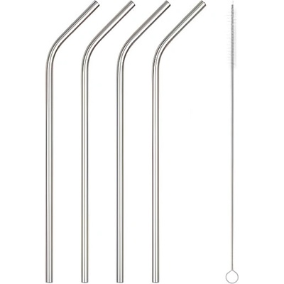 Metro Professional Slamky zahnuté 8 mm x 21,5 cm nerez