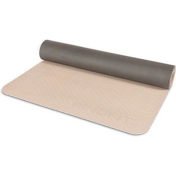 PINO PINOFIT® постелка за йога упражнения, топло сива, 183 x 61 x 0.4 см