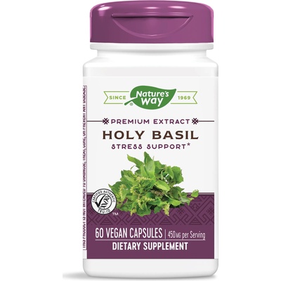Nature's Way Holy Basil, 450 mg, 60 капсули, Nature's Way