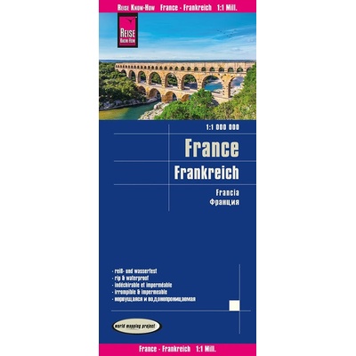 Francie (France) 1:1m mapa RKH