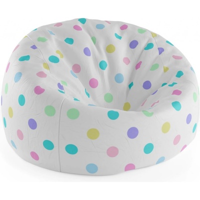 Sablio sedací vak Cocoon puntík vedle puntíku 115 x 75 cm x 45 cm