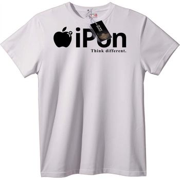NOONEBRAND Тениска iPon - Мисли различно - S, Black
