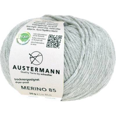 Pletací příze Austermann Merino 85 EXP Barva: 63 HELLGRAU MELIERT