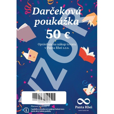 Elektronická darčeková poukážka 50€
