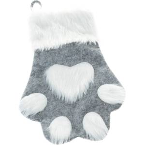 Dakls Текстилен Коледен чорап 40 cm Paw - Dakls (AV5056)
