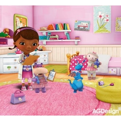 Závěsy foto Dimout Disney Dr.Mcstuffins 280x245cm FCP XXL 6003