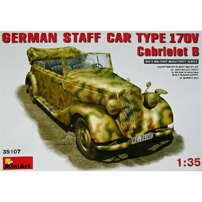 MiniArt German Staff Car MB Type 170V Cabriolet B 1:35