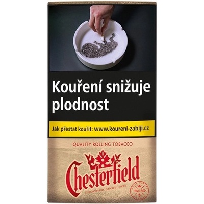 CHESTERFIELD Tabák cigaretový True Red 30 g SO