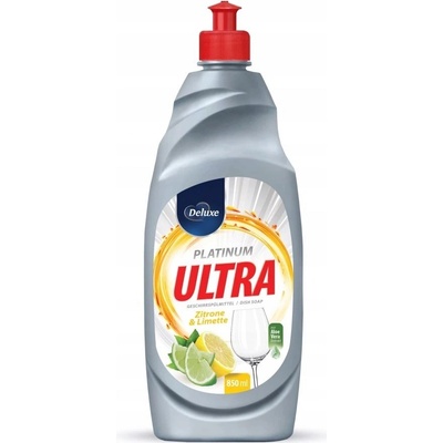 Ultra Tekutý prostriedok na umývanie riadu deluxe Citrón Limetka 850 ml
