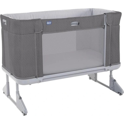 Chicco Бебешка кошара Chicco - Next 2 Me Forever, Moon Grey (J0734)