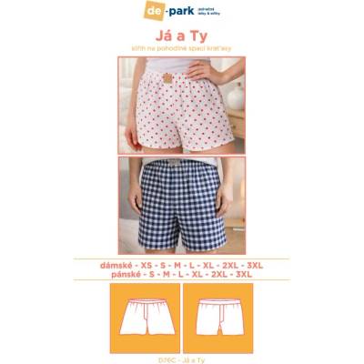 de-park Papírový střih - Já a Ty vel. XS-XXXL – Zboží Dáma