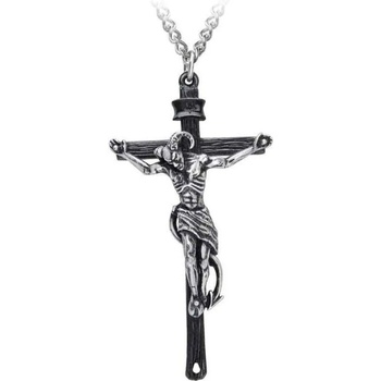 Image 1 of Alchemy gothic Колие с висулка ALCHEMY GOTHIC - Crucifaustan - калай - P912