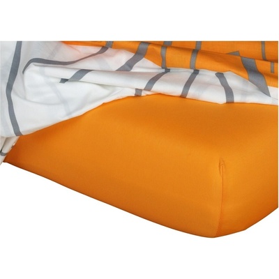 Dadka Jersey prestieradlo pomaranč 90x200x20