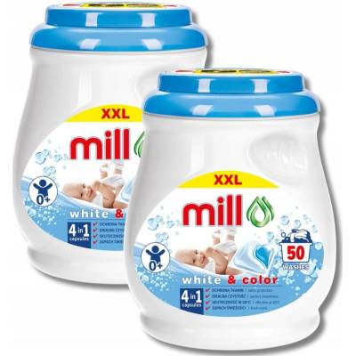 Mill Professional Kapsle na praní dětského oblečení Baby 2 x 50 PD