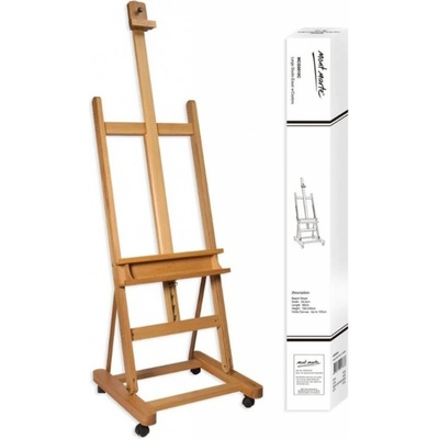 MontMarte Malířský stojan vnitřní velký s kolečky přírodní č. 0010C 1ks – Zboží Mobilmania