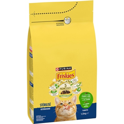 Friskies Sterilised jahňacie kura zelenina 1,5 kg