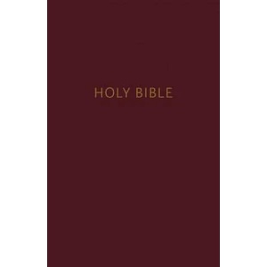 NKJV, Pew Bible, Large Print, Hardcover, Burgundy, Red Letter, Comfort Print (ISBN: 9780718095635)