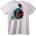 NOONEBRAND Тениска Геймърска Сила - 5XL, White